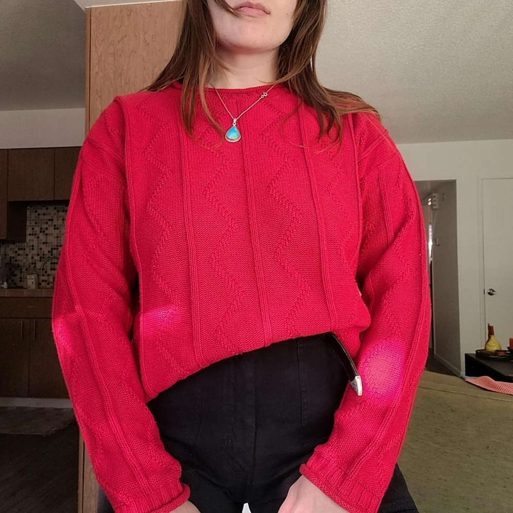 Vintage Red Sweater